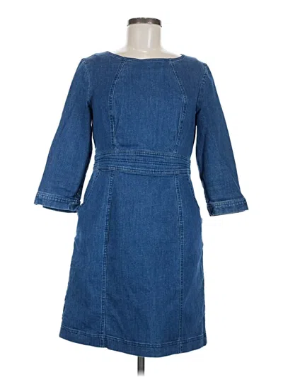 Pre-owned Boden Casual Dress In Blue