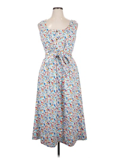 Pre-owned Boden Casual Dress In Blue