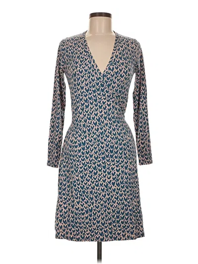 Pre-owned Boden Casual Dress In Blue