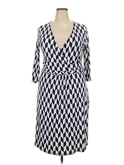 Pre-owned Boden Casual Dress In Blue