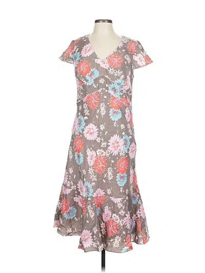 Pre-owned Boden Casual Dress In Brown