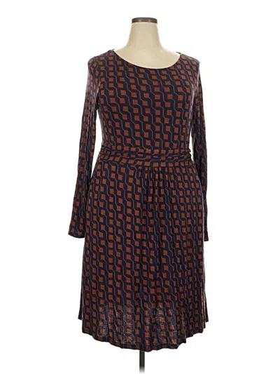 Pre-owned Boden Casual Dress In Brown