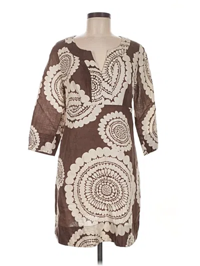 Pre-owned Boden Casual Dress In Brown