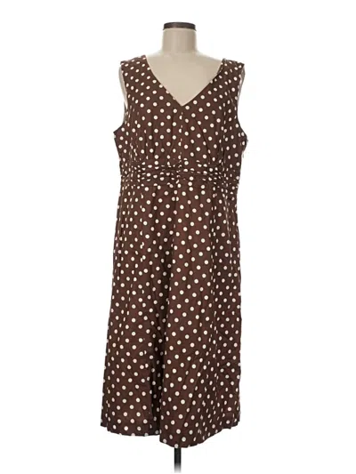 Pre-owned Boden Casual Dress In Brown