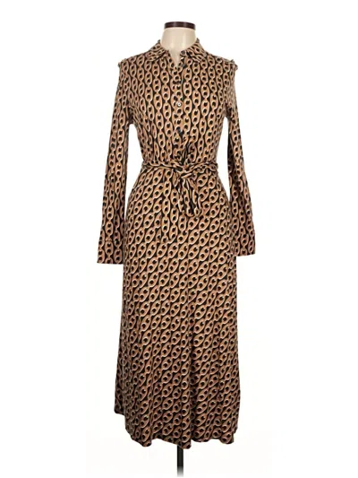Pre-owned Boden Casual Dress In Brown