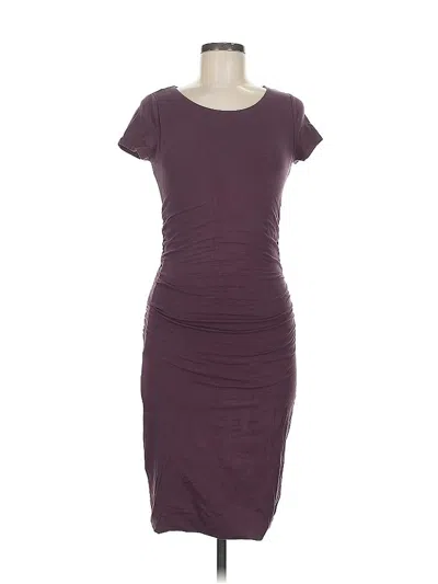 Pre-owned Boden Casual Dress In Burgundy