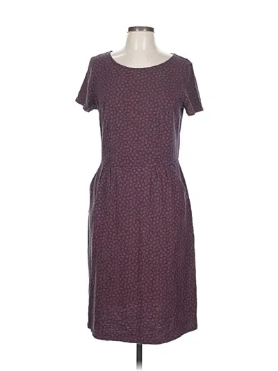 Pre-owned Boden Casual Dress In Burgundy