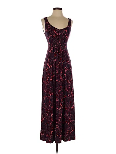Pre-owned Boden Casual Dress In Burgundy