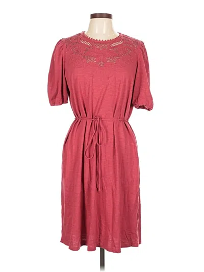Pre-owned Boden Casual Dress In Burgundy