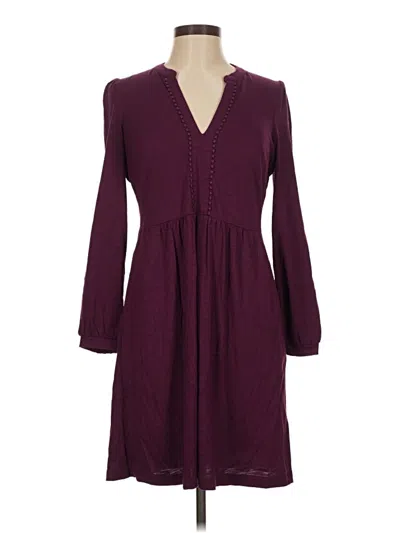 Pre-owned Boden Casual Dress In Burgundy