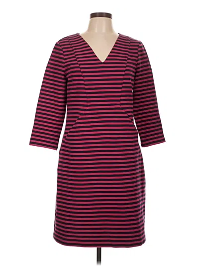 Pre-owned Boden Casual Dress In Burgundy
