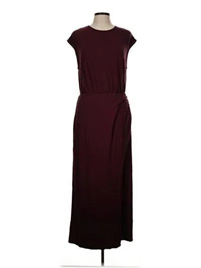 Pre-owned Boden Casual Dress In Burgundy