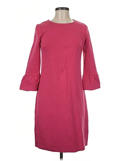 Pre-owned Boden Casual Dress In Burgundy