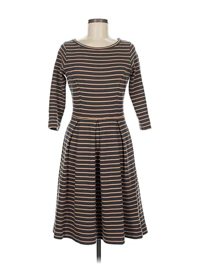 Pre-owned Boden Casual Dress In Gray