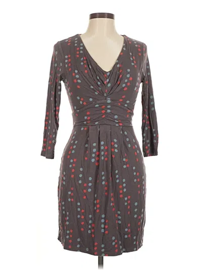 Pre-owned Boden Casual Dress In Gray