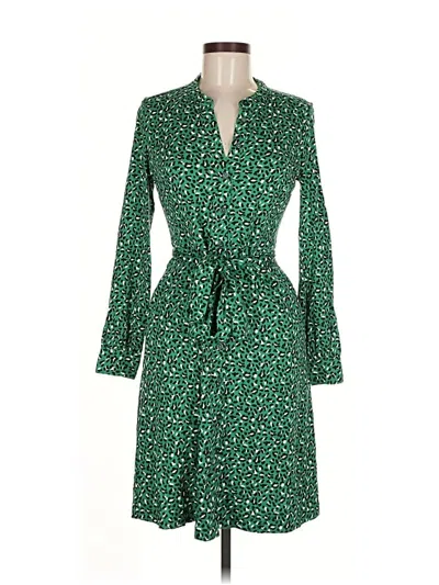 Pre-owned Boden Casual Dress In Green