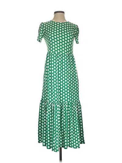 Pre-owned Boden Casual Dress In Green