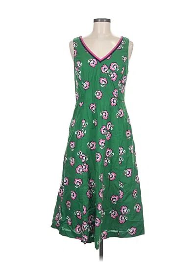 Pre-owned Boden Casual Dress In Green