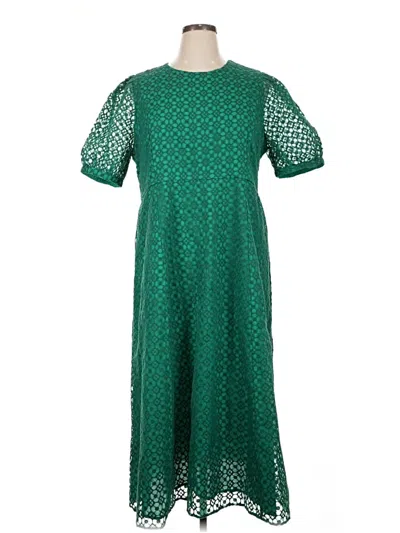 Pre-owned Boden Casual Dress In Green