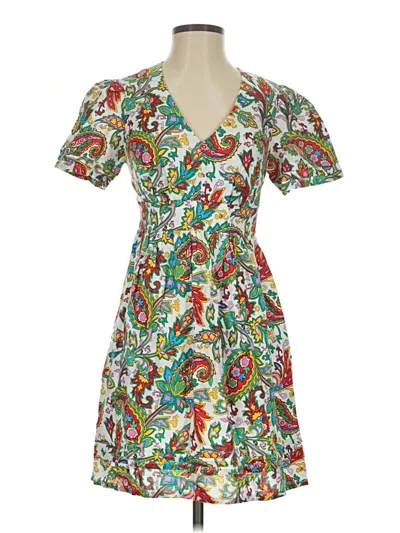 Pre-owned Boden Casual Dress In Green
