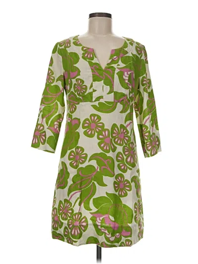 Pre-owned Boden Casual Dress In Green