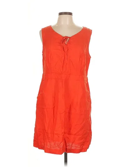 Pre-owned Boden Casual Dress In Orange