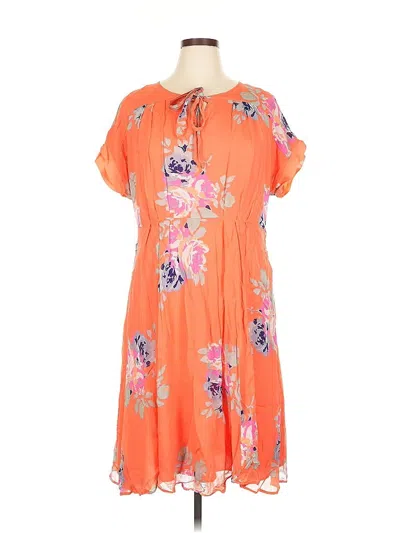 Pre-owned Boden Casual Dress In Orange