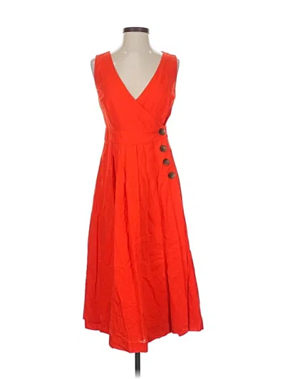 Pre-owned Boden Casual Dress In Orange