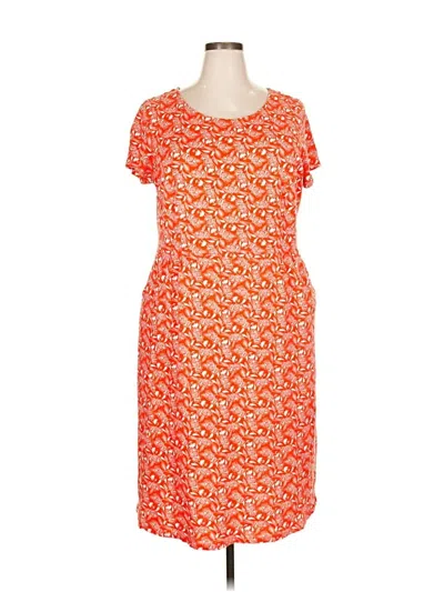 Pre-owned Boden Casual Dress In Orange