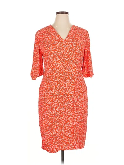 Pre-owned Boden Casual Dress In Orange