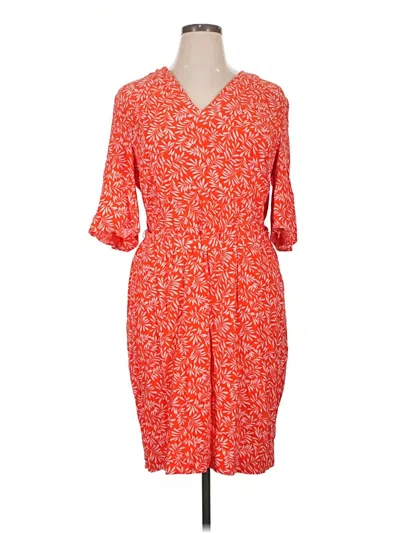 Pre-owned Boden Casual Dress In Orange