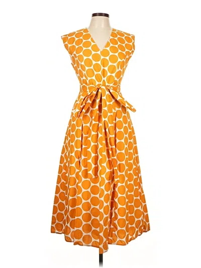 Pre-owned Boden Casual Dress In Orange