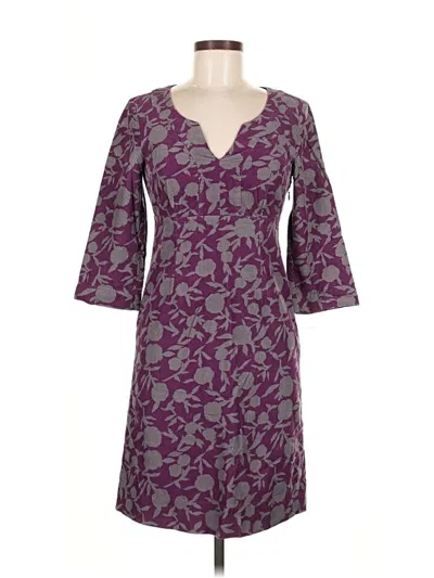Pre-owned Boden Casual Dress In Purple