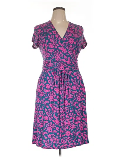 Pre-owned Boden Casual Dress In Purple