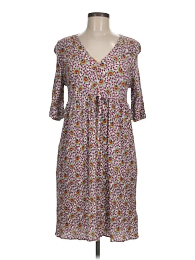 Pre-owned Boden Casual Dress In Purple