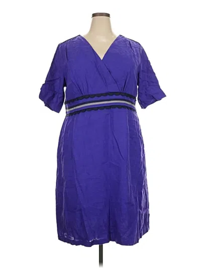 Pre-owned Boden Casual Dress In Purple
