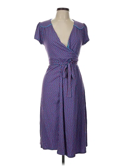 Pre-owned Boden Casual Dress In Purple