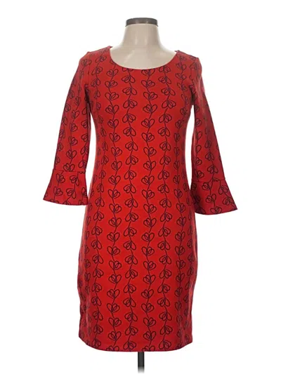 Pre-owned Boden Casual Dress In Red