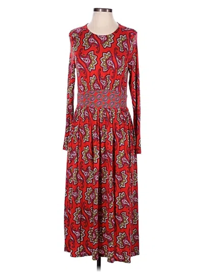 Pre-owned Boden Casual Dress In Red