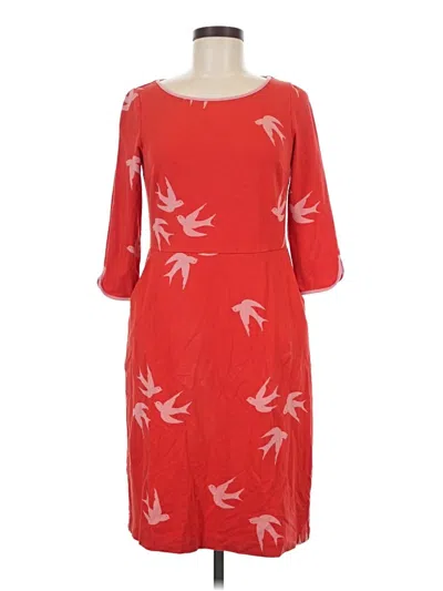 Pre-owned Boden Casual Dress In Red