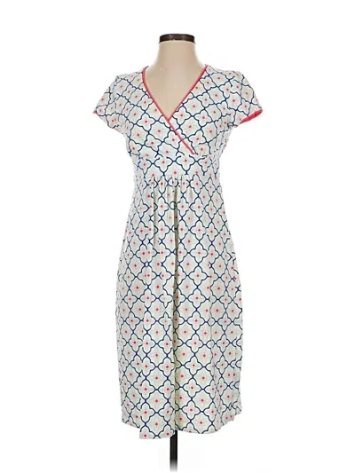 Pre-owned Boden Casual Dress In White