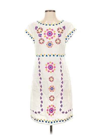 Pre-owned Boden Casual Dress In White