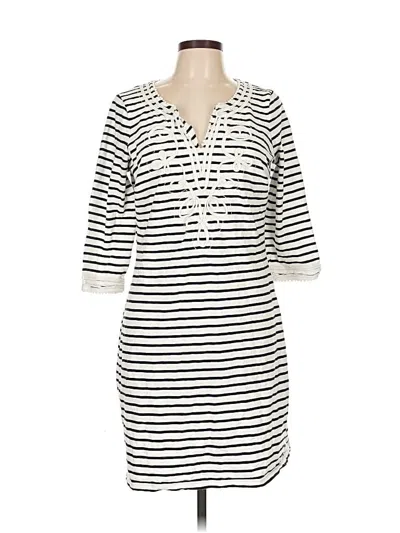 Pre-owned Boden Casual Dress In White