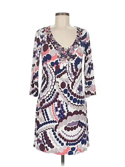 Pre-owned Boden Casual Dress In White