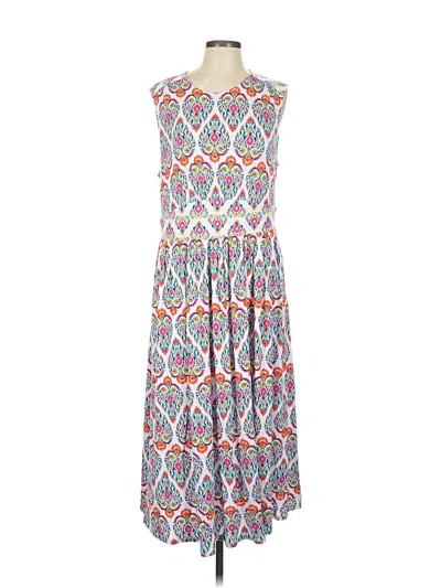 Pre-owned Boden Casual Dress In White