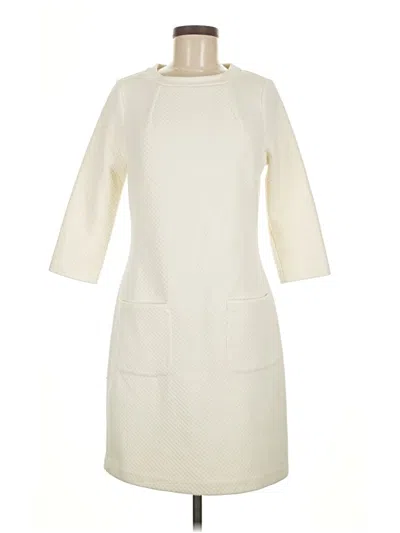 Pre-owned Boden Casual Dress In White