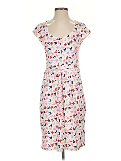 Pre-owned Boden Casual Dress In White