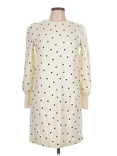 Pre-owned Boden Casual Dress In White