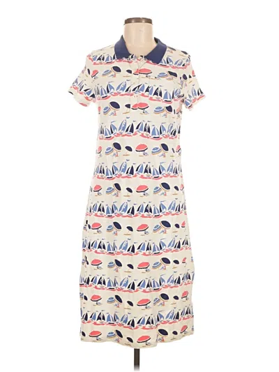 Pre-owned Boden Casual Dress In White