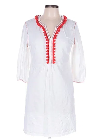 Pre-owned Boden Casual Dress In White